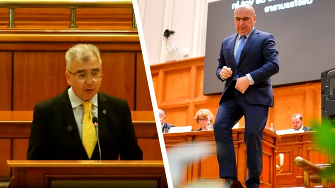 Petrișor Peiu l-a ironizat pe Ilie Bolojan la citirea moțiunii de cenzură în Parlament: „Domnule prim-ministru Nini Săpunaru”