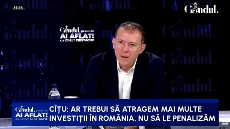 Florin Cîțu, cinci sfaturi pentru Guvernul Bolojan pentru însănătoșirea imediată a economiei