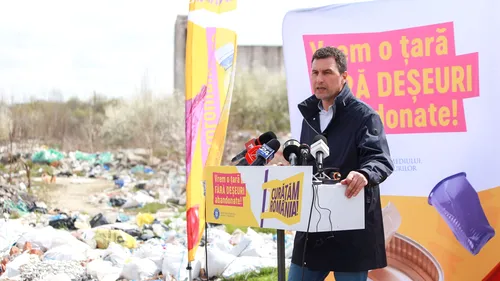 Ministrul Mediului a lansat Campania Naţională „Curăţăm România!”: „Colectarea separată lasă de dorit, mai ales în Bucureşti”