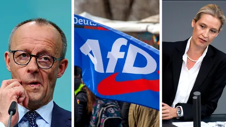 Partidul AfD atinge un record istoric în sondajele din Germania. Alianța condusă de Merz, cel mai slab scor din istorie
