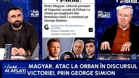 Semnal de alarmă în fața erei Peter Magyar. Cristoiu: Cel mai mare pericol pentru România este reînvierea iredentismului