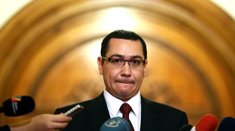 Ponta: FMI se descarcă pe elevul din ultima bancă