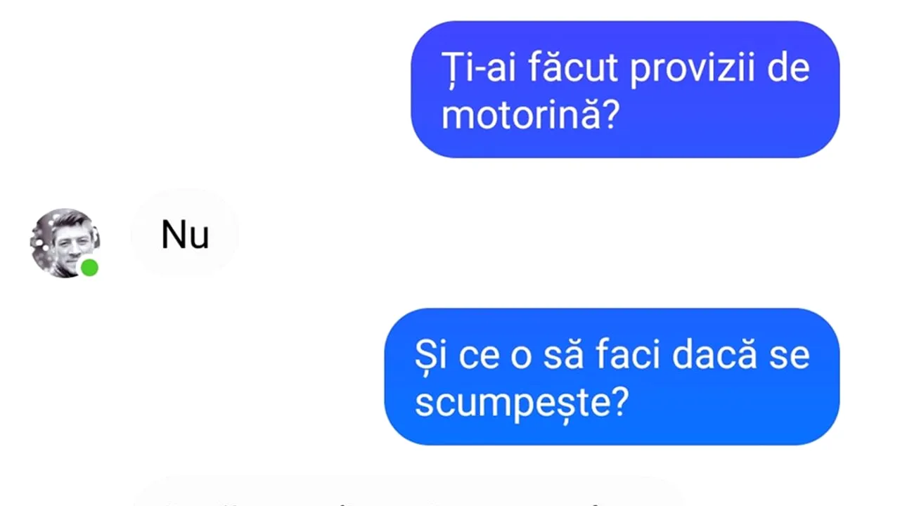 Bancul de joi | Provizii de motorină