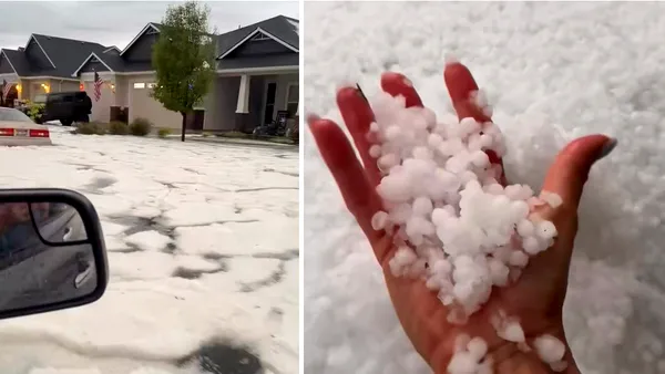 Furtună extremă în SUA. Ninsori în plină vară în statul Idaho: o stradă a fost acoperită de apă și gheață. Cod roșu de caniculă cu temperaturi de 46°C în estul Americii