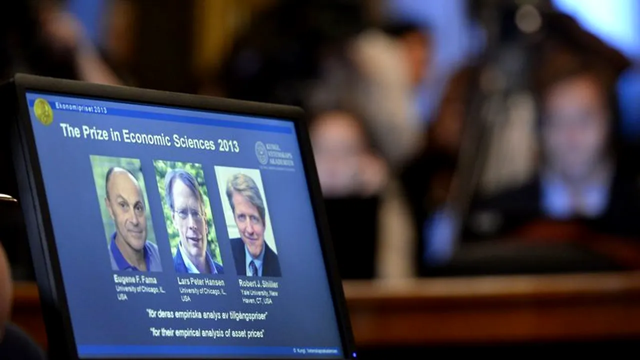 Trei profesori americani au primit Nobelul pentru economie, după studii privind evoluția piețelor