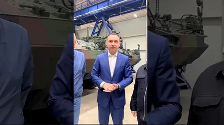 Ministrul Economiei prezintă imagini de la fabrica unde se produc BLINDATE pentru Armata României