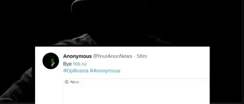 Site-ul FSB a fost spart de hackerii de la Anonymous
