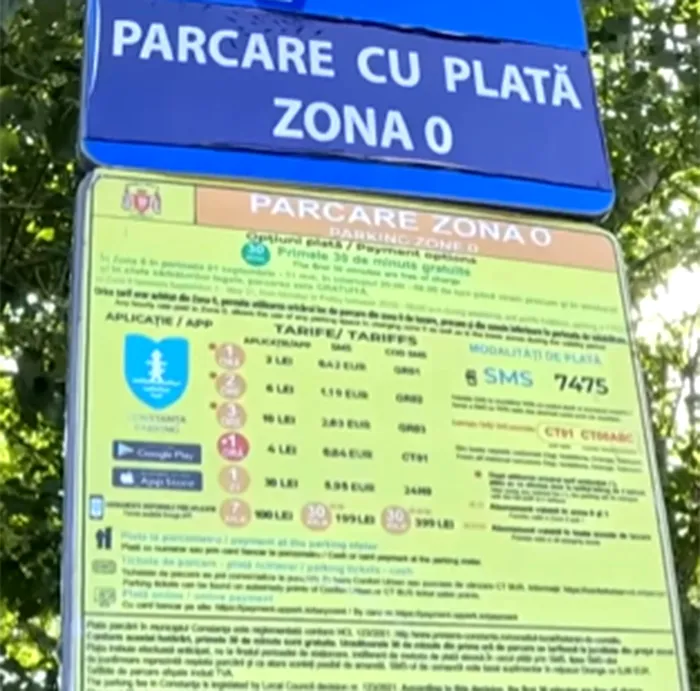 Cât costă o oră de parcare în Mamaia, acum, în plin sezon estival
