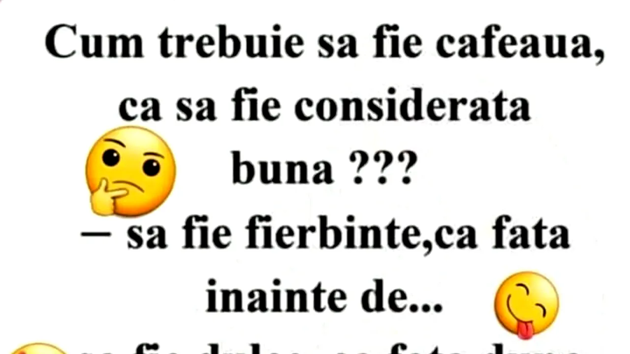 BANCUL ZILEI | Cum trebuie să fie făcută cafeaua, de fapt