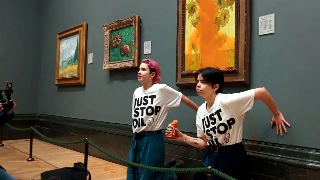 Mai mult de 90 de muzee critică acțiunile activiștilor pentru mediu care vizează lucrări de artă