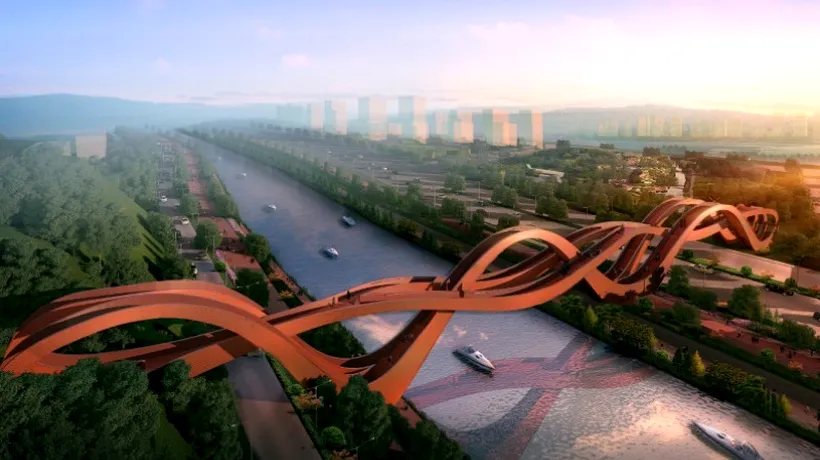 Design SF pentru un pod din China care va traversa „Regele Dragon
