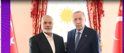 <span style='background-color: #2c4082; color: #fff; ' class='highlight text-uppercase'>VIDEO</span> Președintele Turciei Recep Tayyip Erdogan s-a întâlnit cu liderul HAMAS, Ismail Haniyeh: „Este vital ca palestinienii să acţioneze în unitate”