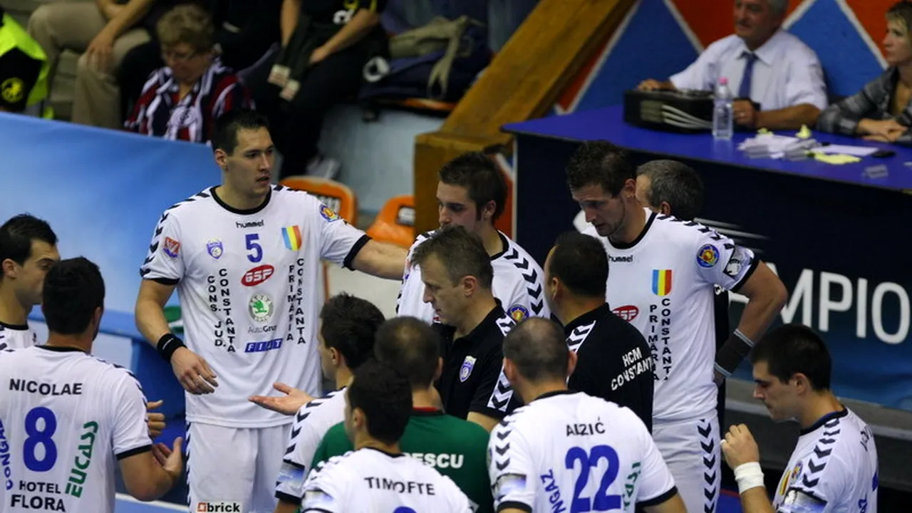 HCM Constanța, a șasea înfrângere în grupa B a Ligii Campionilor