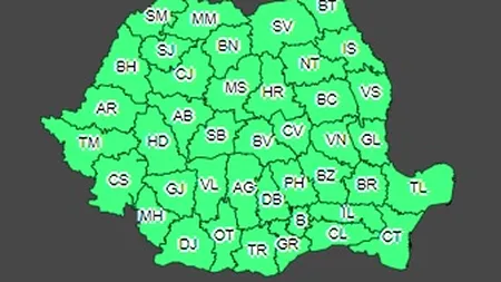 Cod verde de vreme bună în toată țara. Cum vor fi temperaturile și cât de mult va ploua în următoarele patru săptămâni