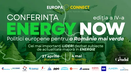 Conferința Gândul „ENERGY NOW 2026, ediția a IV-a – Politici europene în domeniul energiei și impactul lor asupra României”