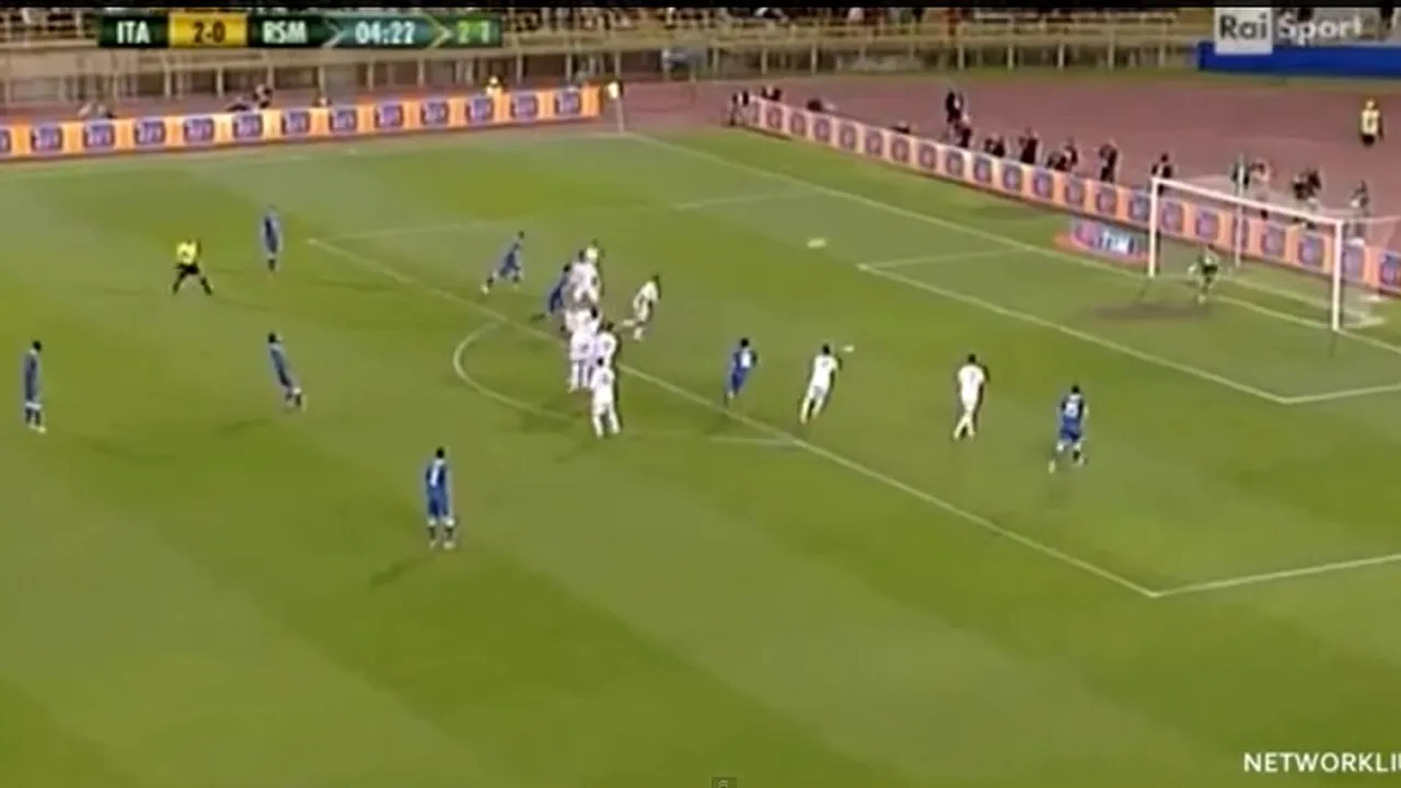 Gol impresionant înscris de Pirlo într-un amical cu San Marino. VIDEO