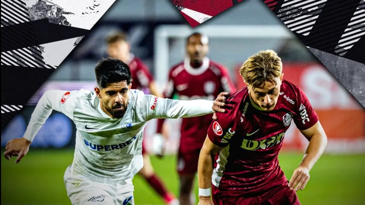 CFR Cluj - Farul 0-2 | DEZASTRU pentru echipa din Gruia! Care e programul etapei de duminică și luni