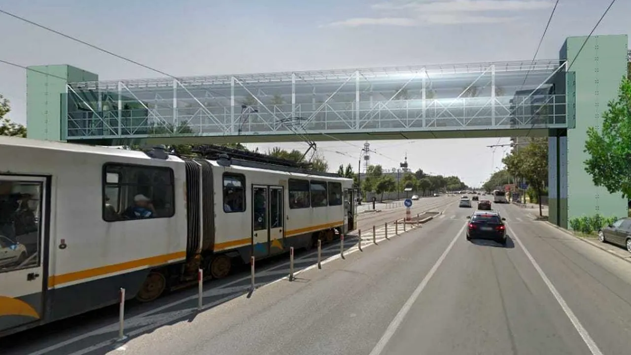 FOTO - Primăria Capitalei va construi 8 pasarele pietonale. Unde vor fi amplasate