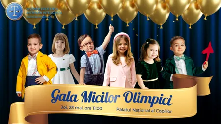 Răsplata excelenței: premii și spectacol. Fundația Dan Voiculescu pentru Dezvoltarea României organizează Gala Micilor Olimpici