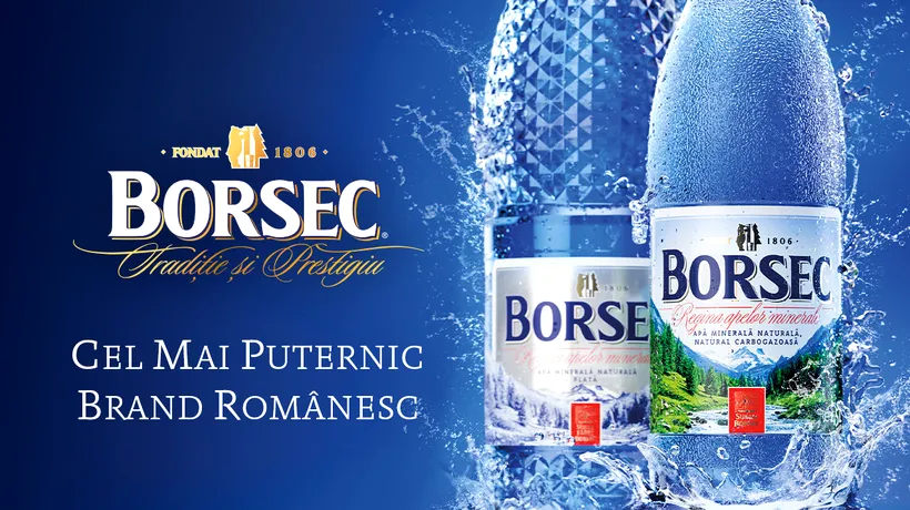 Borsec, votat pentru a noua oară Cel mai puternic brand românesc