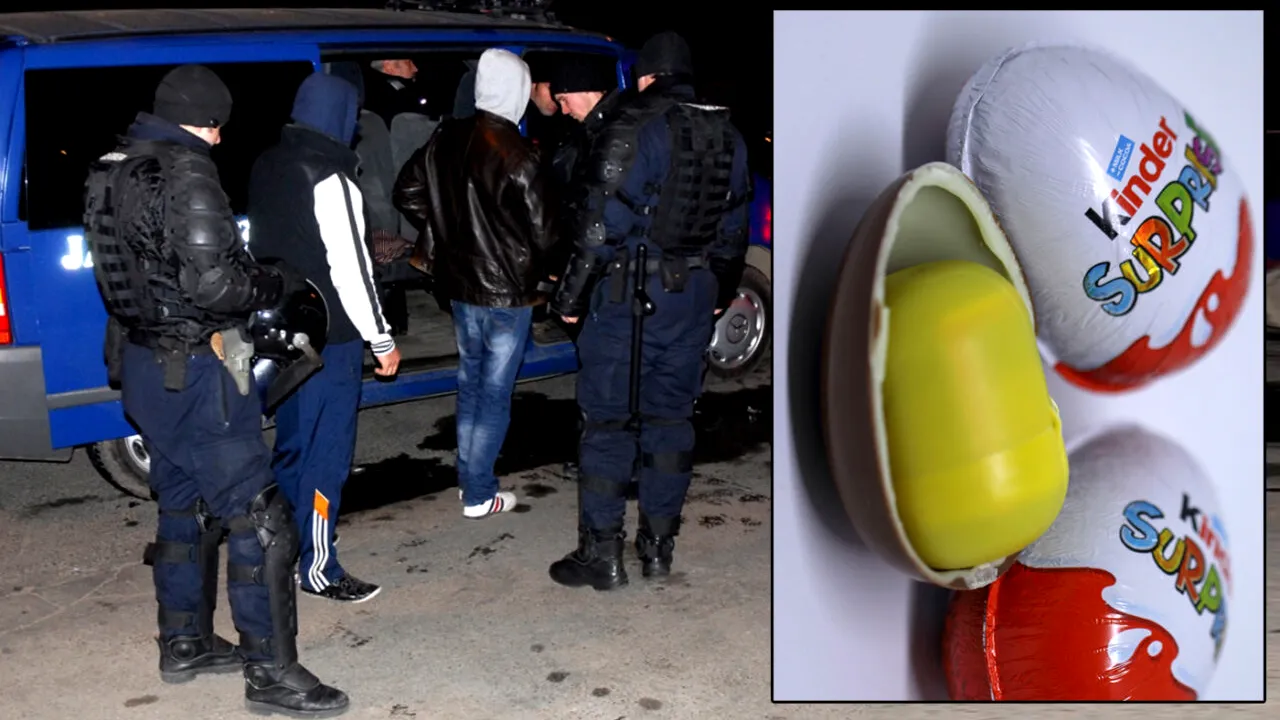 Observând doi tineri dubioși într-un parc din Cluj, jandarmii i-au legitimat. De necrezut ce aveau ascuns în recipientul de la un ou Kinder