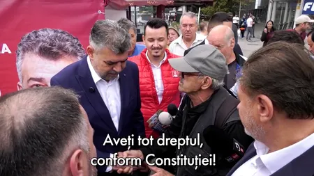 Marcel Ciolacu și-a lansat campania prezidențială strângând SEMNĂTURI în Piața Obor: Împreună, putem da românilor președintele pe care îl merită