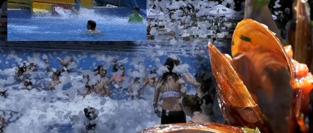 EXCLUSIV VIDEO | Bucureștenii au profitat de vremea caldă și au ieșit la piscină. Este frumos! Mai ieftin aici decât la mare