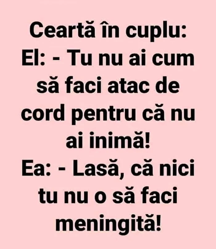 BANCUL ZILEI | Ceartă în cuplu