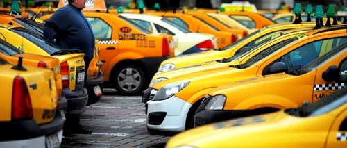Se reaprinde războiul între taximetriști și firmele de ride-sharing. Protest de amploare în fața Primăriei Capitalei
