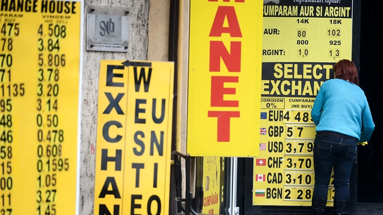 Euro a coborât la minimul ultimelor șapte luni și jumătate