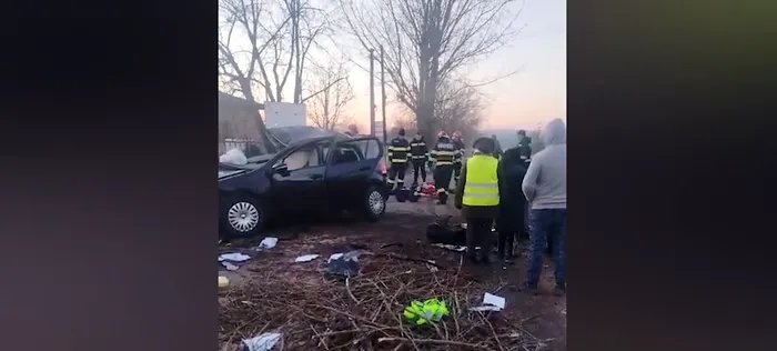 FOTO-VIDEO. Polițist din Dolj, mort într-un grav accident rutier