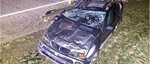 INCREDIBIL ce a făcut un șofer român, grav rănit, după ce și-a distrus BMW-ul pe o autostradă din Germania
