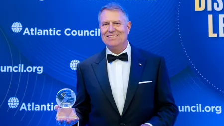 Iohannis, PREMIAT la Washington de Consiliul Atlantic /”Accept acest premiu ca o recunoaștere a rolului de lider al României”