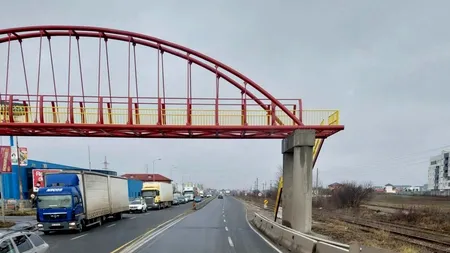Centura Capitalei: Pasarelă de pietoni către nicăieri. Ce spune CNAIR despre această situație