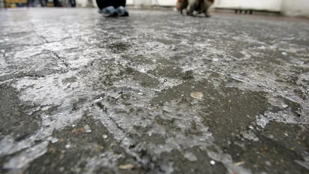 Informare ANM: Polei și precipitații mixte în București și alte zone din țară