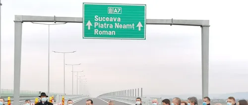 Primii kilometri de autostradă din Moldova au fost inaugurați, miercuri, în Bacău, în prezența președintelui Klaus Iohannis și a premierului Ludovic <i class='ep-highlight'>Orban</i>