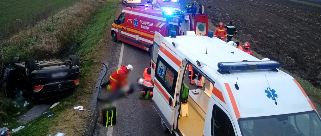 Accident TRAGIC pe DN2. 5 persoane au MURIT, printre care și un copil de 3 ani, în urma ciocnirii a două autoturisme