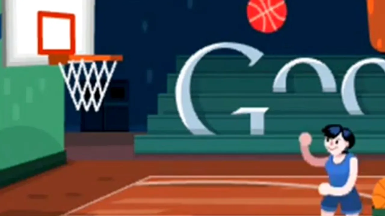 LONDRA 2012 BASCHET GOOGLE DOODLE. Cum se joacă JOCUL INTERACTIV din LOGO-ul GOOGLE - VIDEO