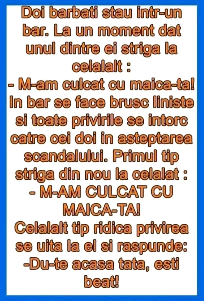 Doi bărbați stau într-un bar