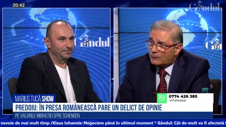 VIDEO | Gen. Silviu Predoiu: „Voi participa la alegerile din 2024. Mi-aș dori să fiu candidat la prezidențiale”