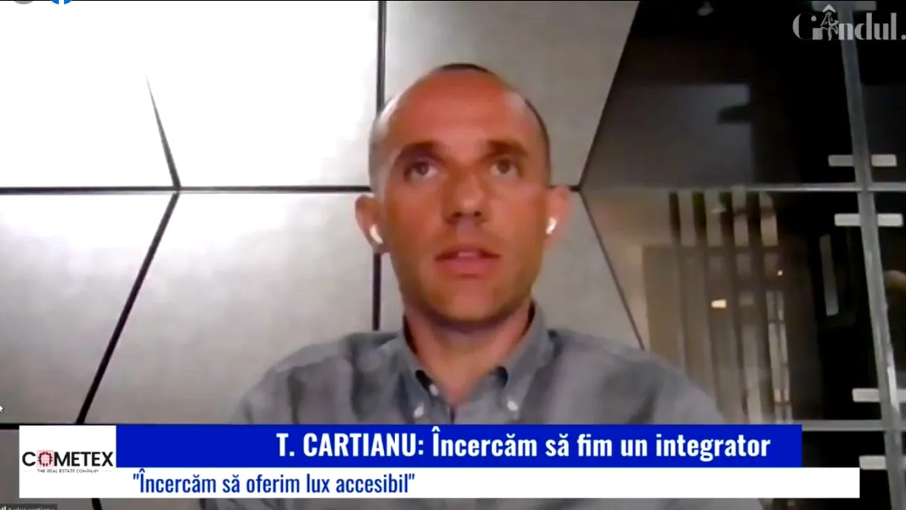Conferința Smart Estate. Tudor Cartianu, CEO Delta Studio: „Ne dorim să fim un integrator, să venim cu soluții de Design & Build pentru clienții noștri” | VIDEO 
