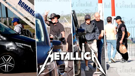 Metallica a aterizat la București. Gândul vă prezintă imagini exclusive cu trupa, înainte de marele concert de pe Arena Națională