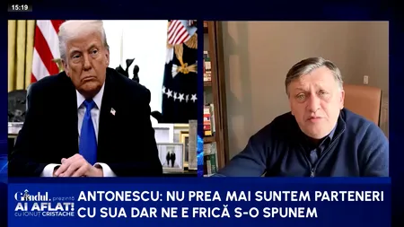 Crin Antonescu trage un semnal de alarmă: „Nu am reușit să normalizăm relația cu SUA, este o relație BLOCATĂ”