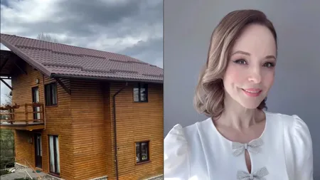Cum arată casa Andreei Marin de la munte, din comuna Telega. Vedeta a construit locuința în urmă cu 25 de ani