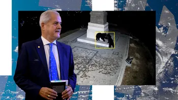 Adrian Năstase, vizitat de trei pui de urs, la Cornu/ „Nu știu dacă localitățile nu ar trebui să instituie impozite și pentru aceștia”