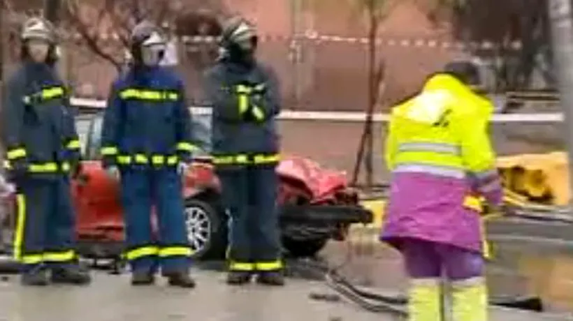 Patru români au murit într-un accident rutier în Spania
