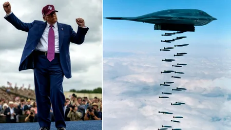 Trump a postat un montaj video cu bombardierele B-2 și cu melodia „Bomb Iran” pe fundal. Meme-uri și glume virale cu „Războiul de 12 Zile”