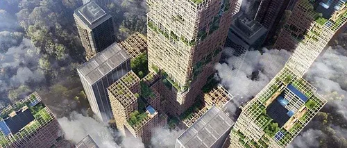 O companie niponă vrea să construiască un zgârie-nori din lemn, care să devină cea mai înaltă clădire din Japonia