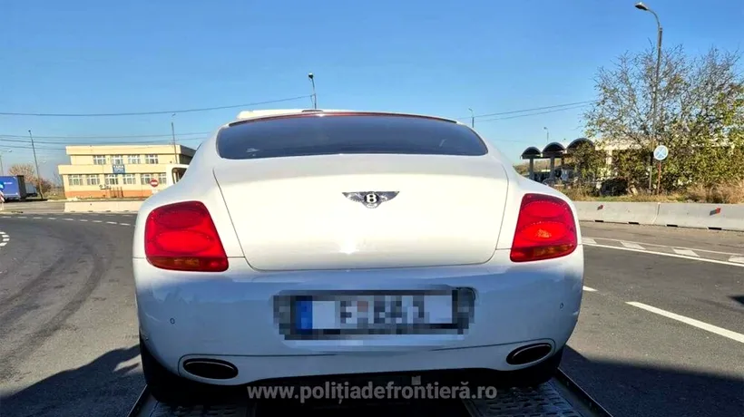 Un cetățean bulgar a încercat să intre în România cu un Bentley căutat de polițiști. „Figura ca FURAT, alertă emisă de autorităţile din Rusia