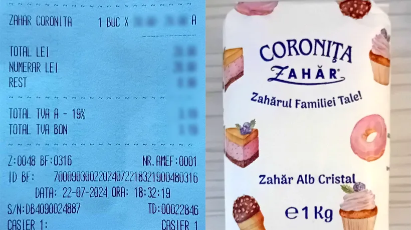 Cu ce preț uriaș se vinde o pungă cu ZAHĂR, într-un magazin din Mamaia Nord. Cum a reacționat Asociația pentru Protecția Consumatorilor din România